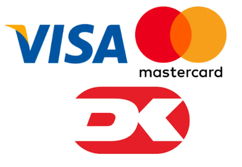 Visa, Mastercard og Dankort