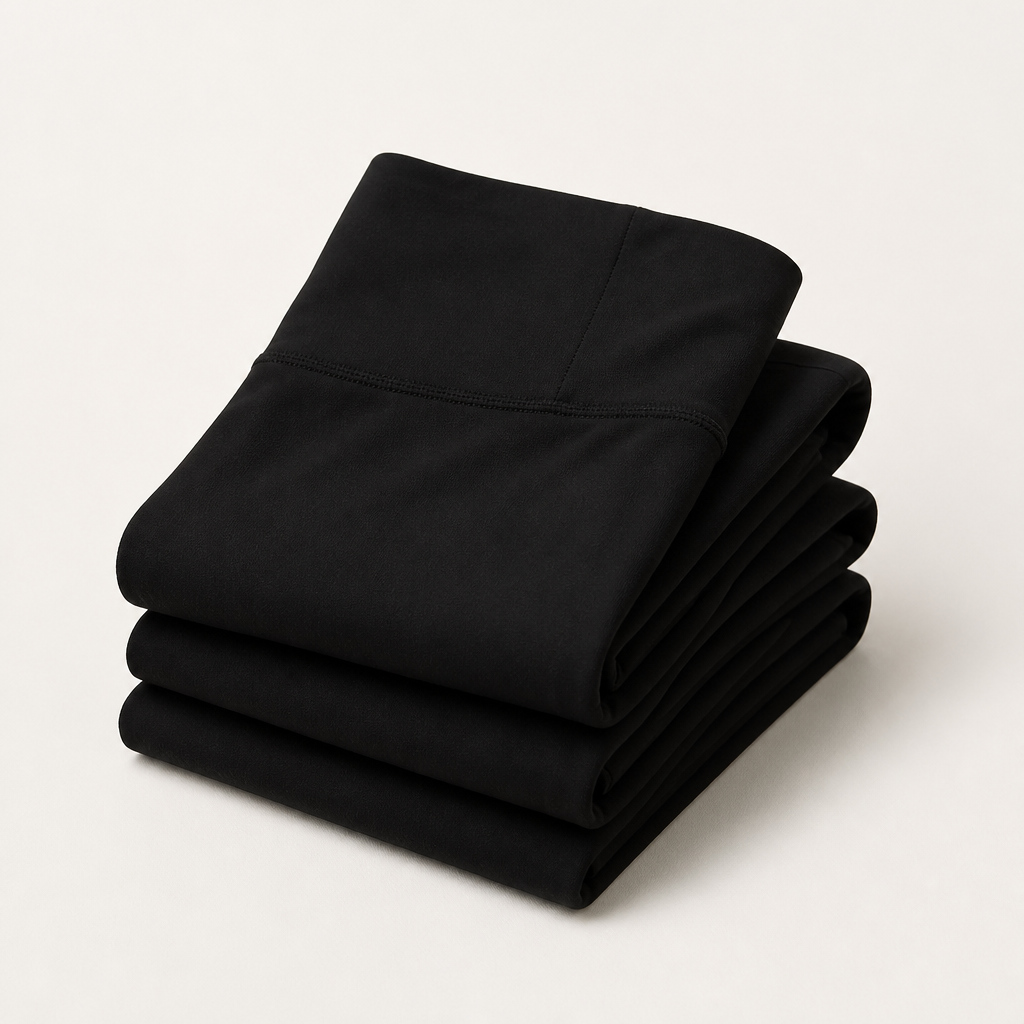 Sorte bambus leggings til kvinder fra BambooNordic